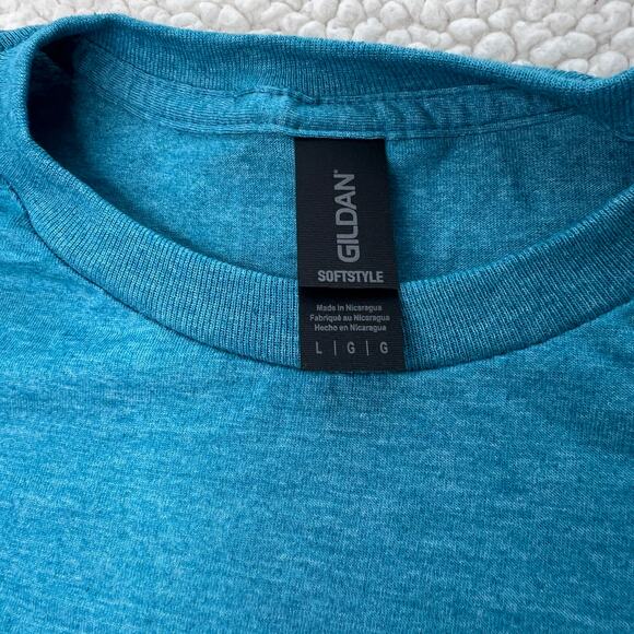 Americana Patriotic Gnome Blue Tee Large - Picture 3 of 6